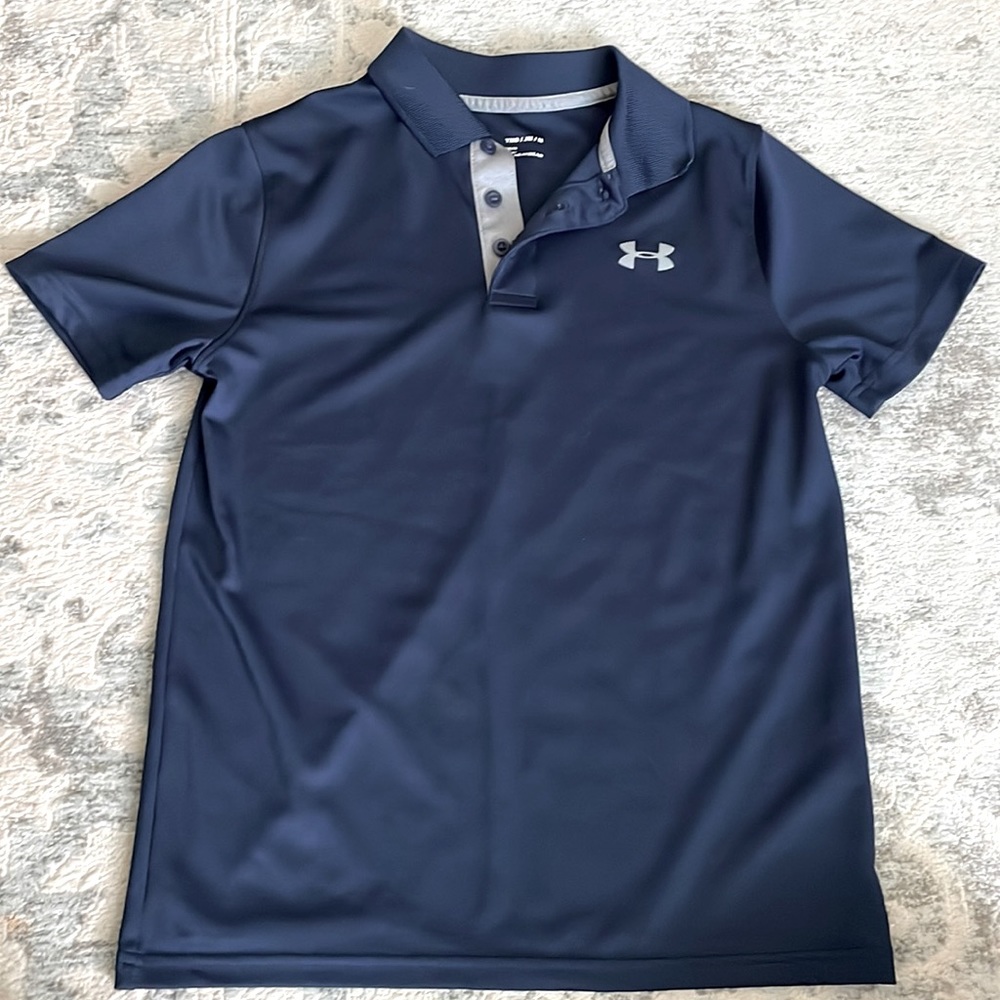 Under Armour, Boys, Golf Polo short sleeved, Size M, Like new